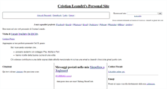 Desktop Screenshot of cristianleandri.com